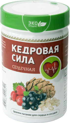 Продукт белково-витаминный «Кедровая сила — Сердечная», 237 г